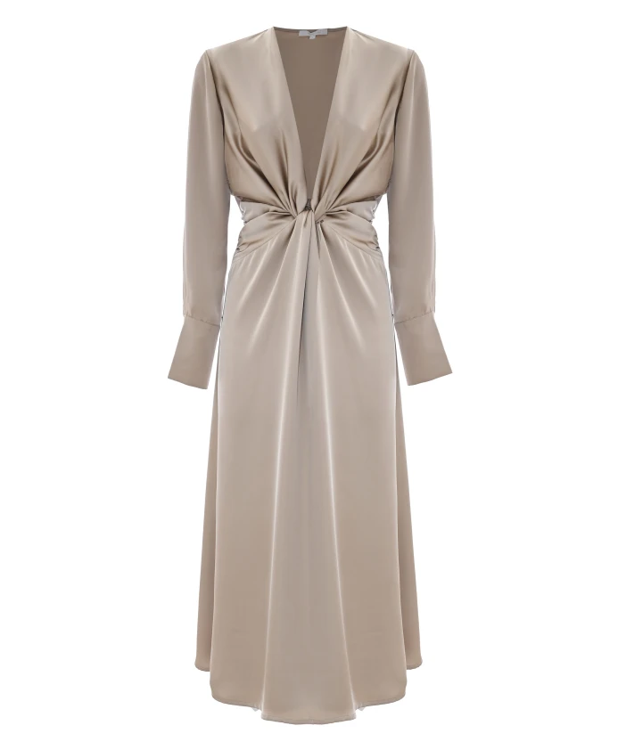 Платье миди с драпированной талией Kocca, коричневый
Платье миди с драпированной талией Kocca, коричневый