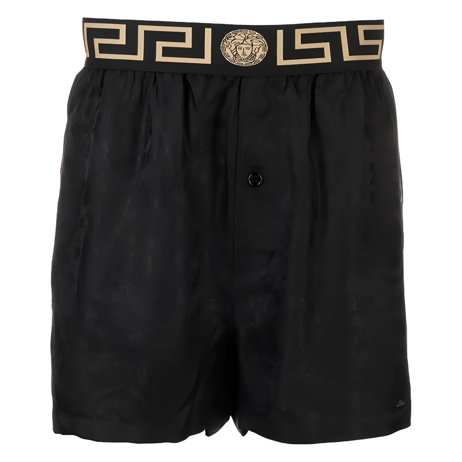 Шорты с логотипом на поясе VERSACE, черный
Шорты с логотипом на поясе VERSACE, черный