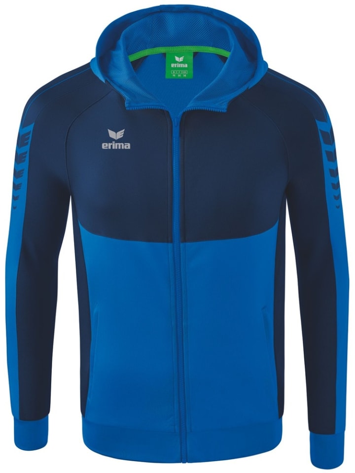 Спортивная куртка Six Wings Trainingsjacke Mit Kapuze erima, синий 
Спортивная куртка Six Wings Trainingsjacke Mit Kapuze erima, синий