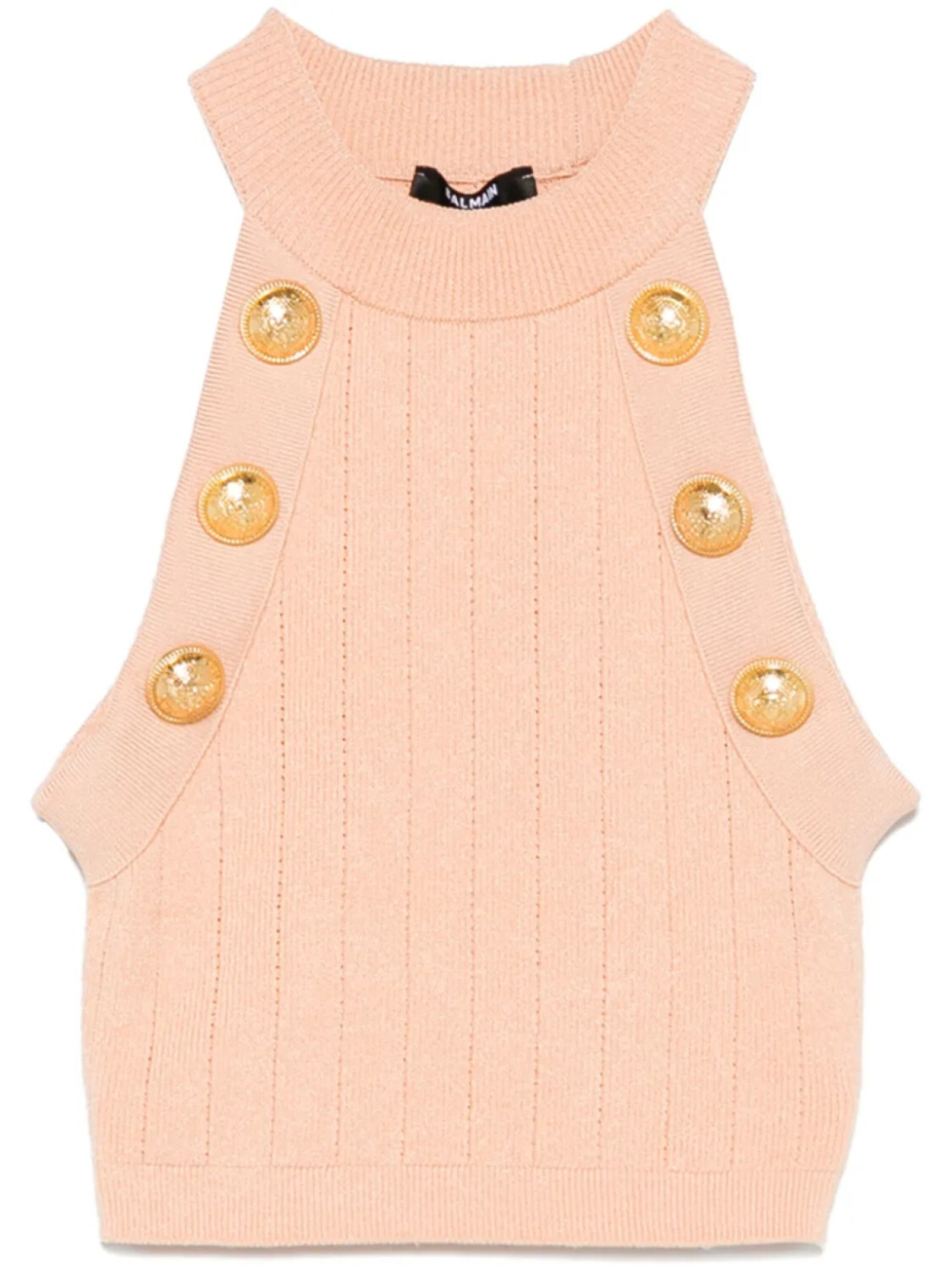 Balmain укороченный топ с вырезом халтер, розовый
Balmain укороченный топ с вырезом халтер, розовый