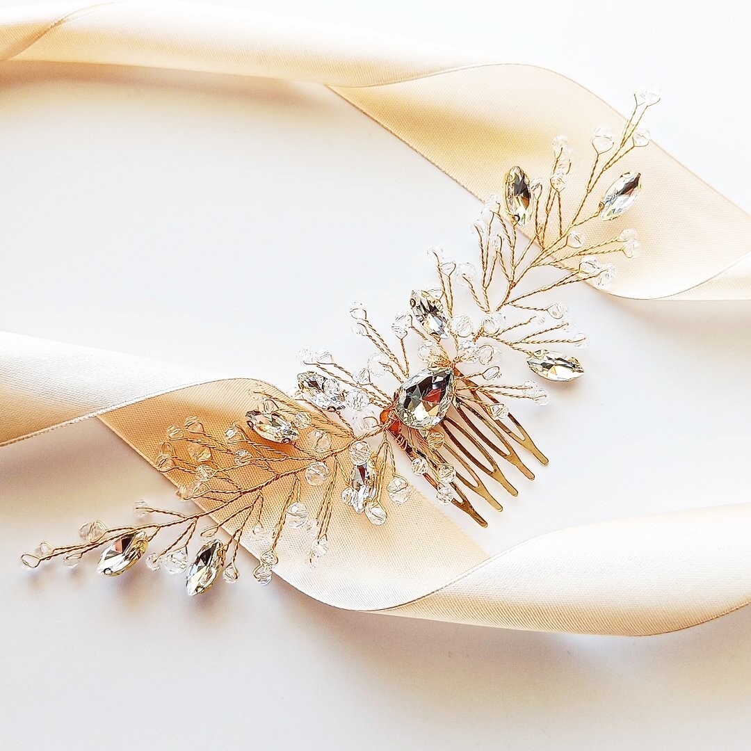 Коконет, Золотое украшение для волос, Декоративная расческа, Кристаллы, 1 шт Kokonet
Коконет, Золотое украшение для волос, Декоративная расческа, Кристаллы, 1 шт Kokonet