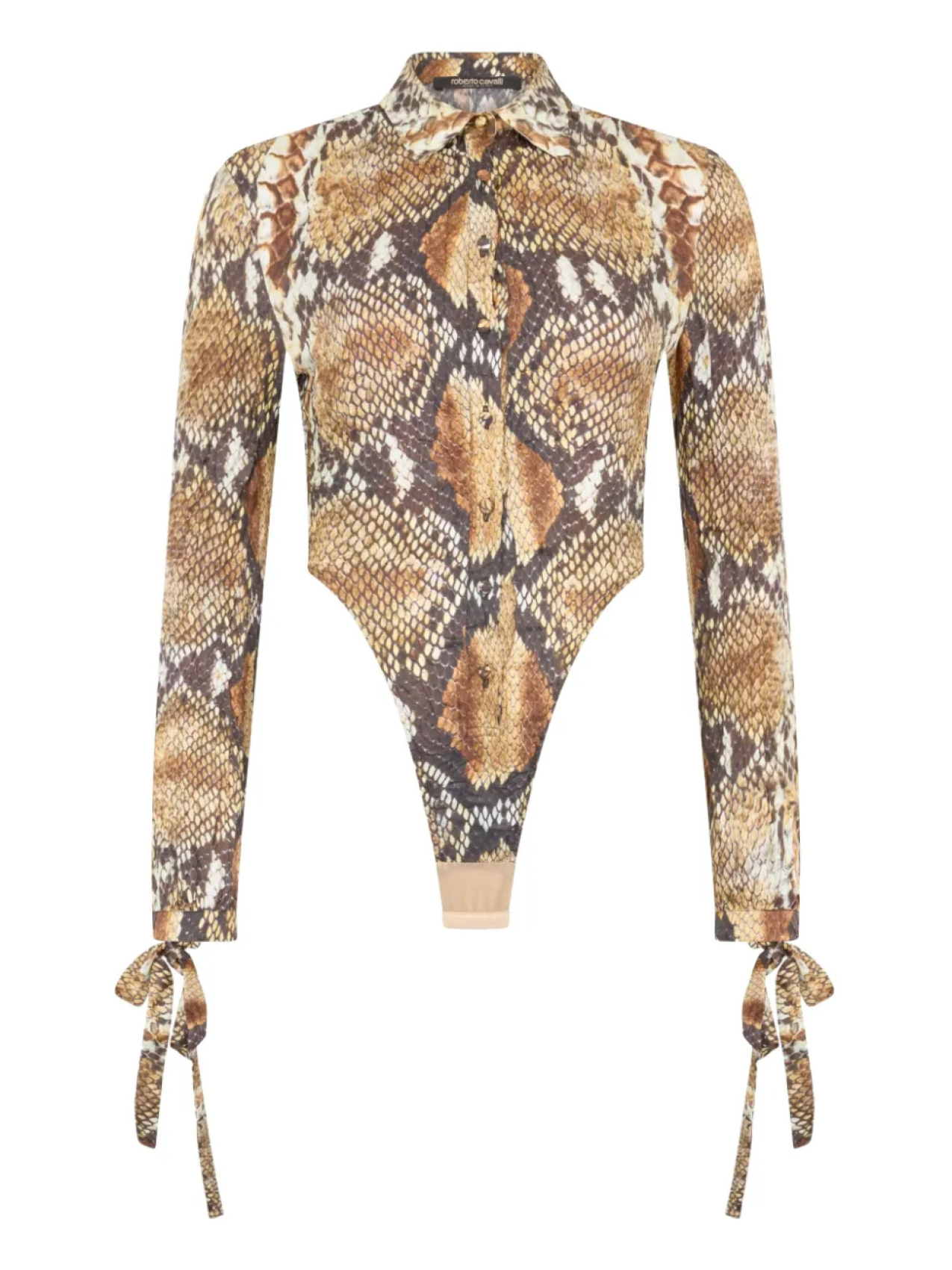 Боди со змеиным принтом Roberto Cavalli, нейтральный
Боди со змеиным принтом Roberto Cavalli, нейтральный