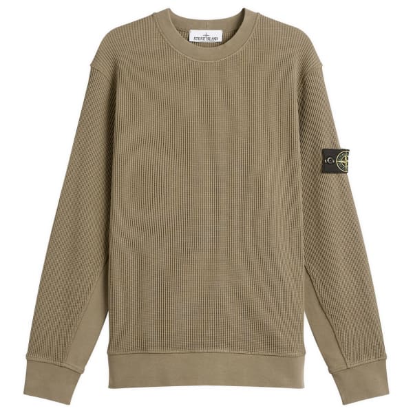 Толстовка с круглым вырезом и вафельной текстурой Stone Island, military зеленый
Толстовка с круглым вырезом и вафельной текстурой Stone Island, military зеленый