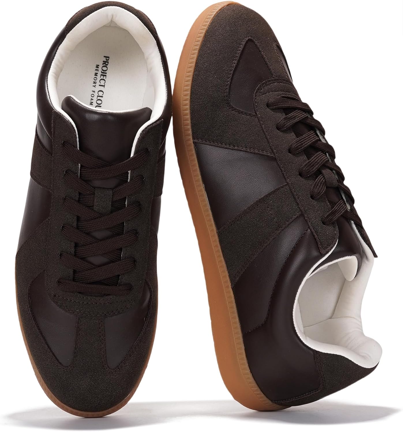 Кроссовки Project Cloud из кожзама для мужчин - стелька с эффектом памяти, противоскользящие повседневные мужские обувь - легкие модные кроссовки из веганской кожи (Jake), коричневый
Кроссовки Project Cloud из кожзама для мужчин - стелька с эффектом памяти, противоскользящие повседневные мужские обувь - легкие модные кроссовки из веганской кожи (Jake), коричневый