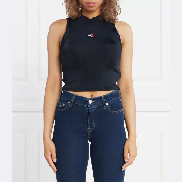 Укороченный топ-майка с высоким воротником и логотипом Badge Tommy Hilfiger, синий
Укороченный топ-майка с высоким воротником и логотипом Badge Tommy Hilfiger, синий