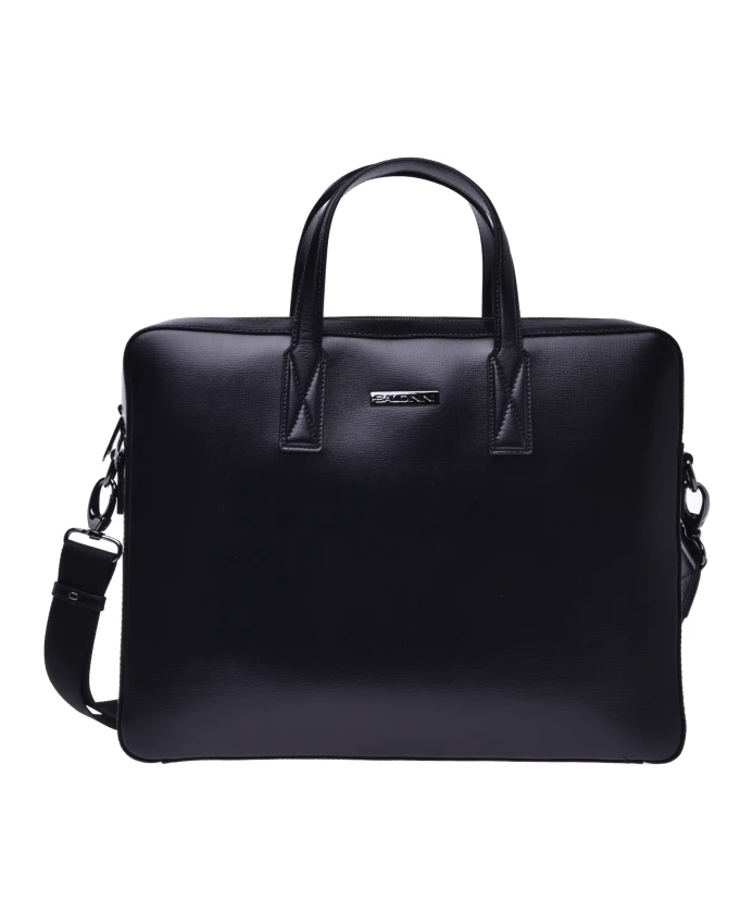 Профессиональная сумка из черной кожи. Baldinini, черный 
Профессиональная сумка из черной кожи. Baldinini, черный