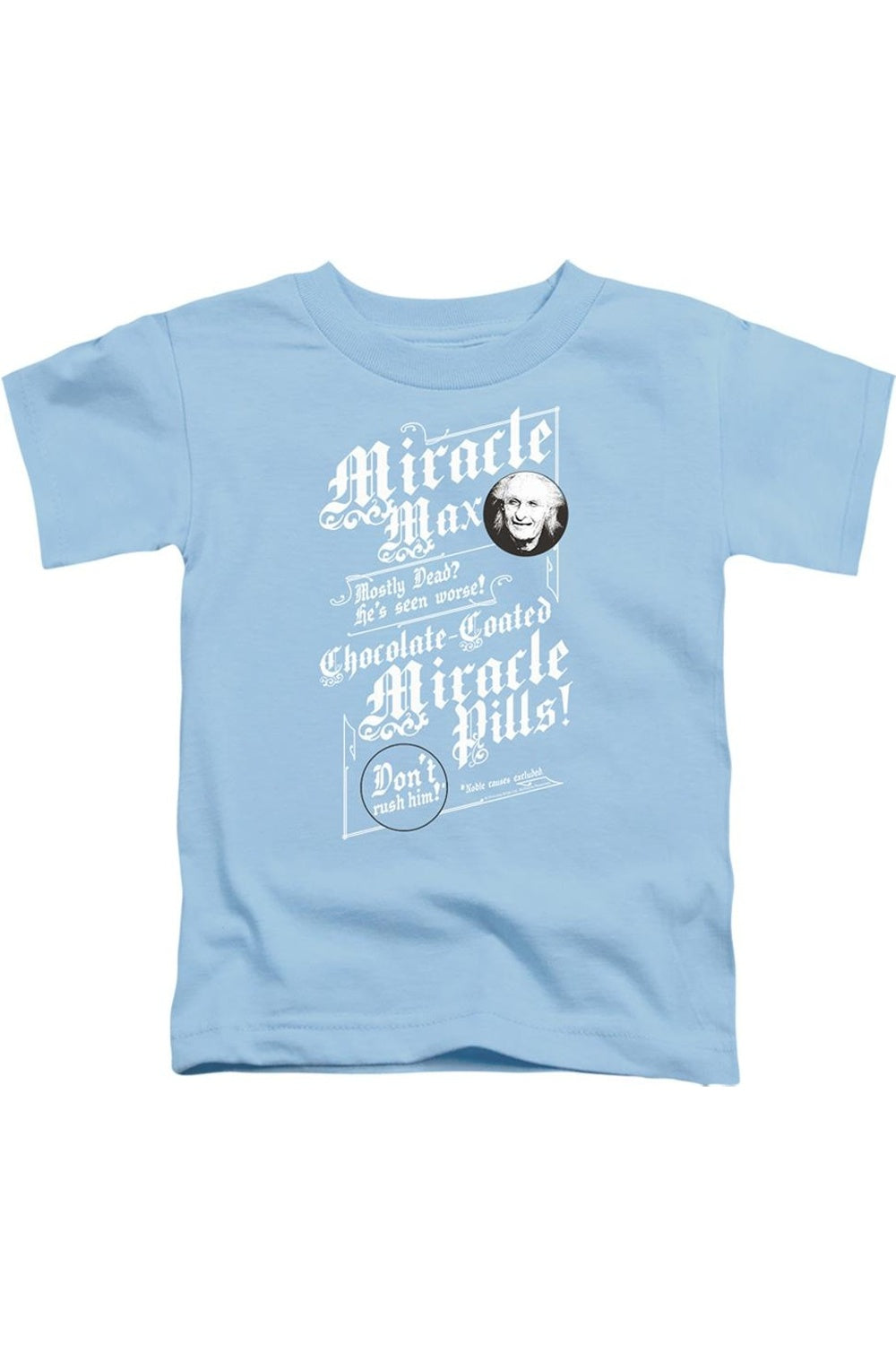 Футболка с коротким рукавом "Princess Bride Miracle Max" для детей Gildan, светло-голубой
Футболка с коротким рукавом "Princess Bride Miracle Max" для детей Gildan, светло-голубой