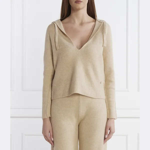 Свитер обычного кроя с добавлением шерсти Patrizia Pepe, бежевый
Свитер обычного кроя с добавлением шерсти Patrizia Pepe, бежевый