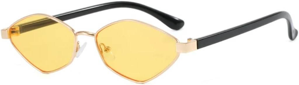 Солнцезащитные очки с защитой UV400 | Металлическая оправа, линзы конфетного цвета | Для женщин и мужчин, для занятий спортом на открытом воздухе и вождения DSVIGF, Black Yellow
Солнцезащитные очки с защитой UV400 | Металлическая оправа, линзы конфетного цвета | Для женщин и мужчин, для занятий спортом на открытом воздухе и вождения DSVIGF, Black Yellow
