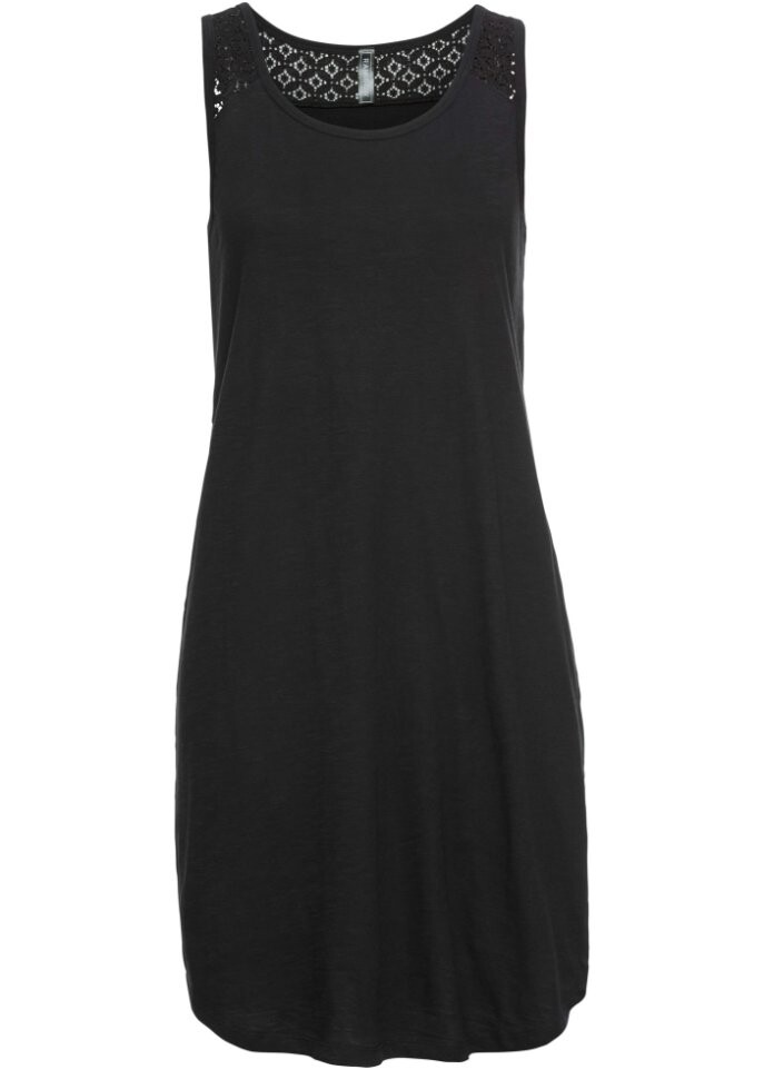 Платье-рубашка с кружевом Rainbow, черный
Платье-рубашка с кружевом Rainbow, черный