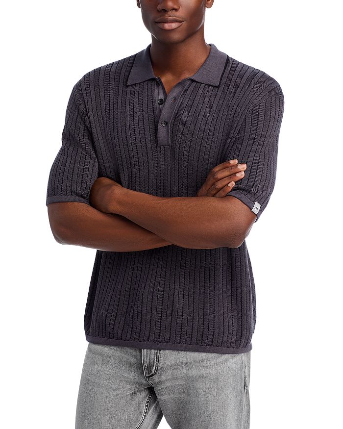 Поло Harvey с предварительной окраской ткани rag & bone, черный
Поло Harvey с предварительной окраской ткани rag & bone, черный