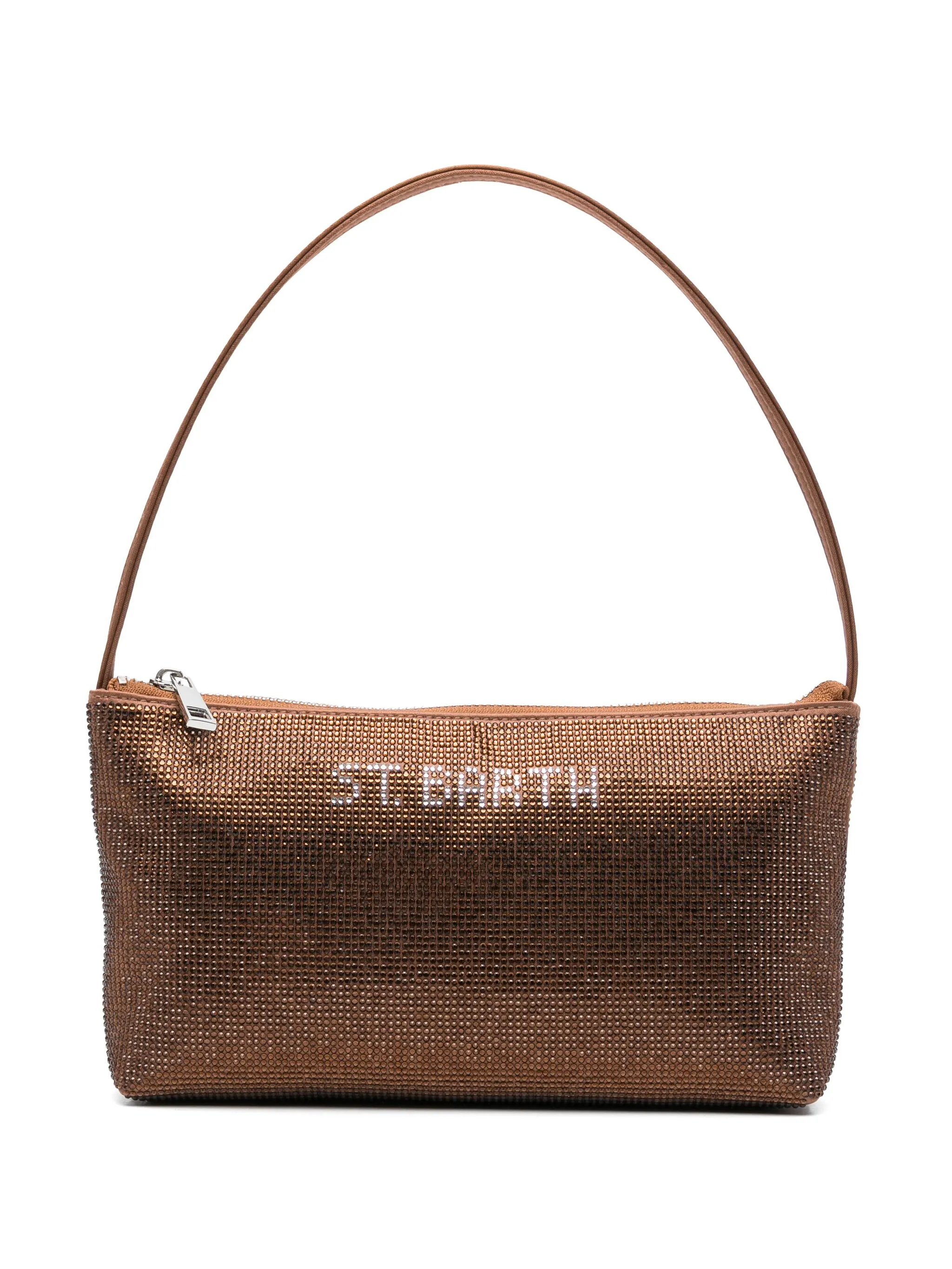 Маленькая сумка на плечо со стразами Mc2 Saint Barth, коричневый
Маленькая сумка на плечо со стразами Mc2 Saint Barth, коричневый