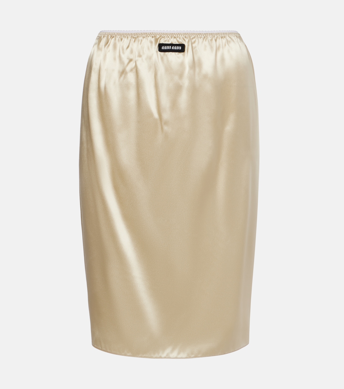 Атласная юбка миди Miu Miu, Deserto
Атласная юбка миди Miu Miu, Deserto