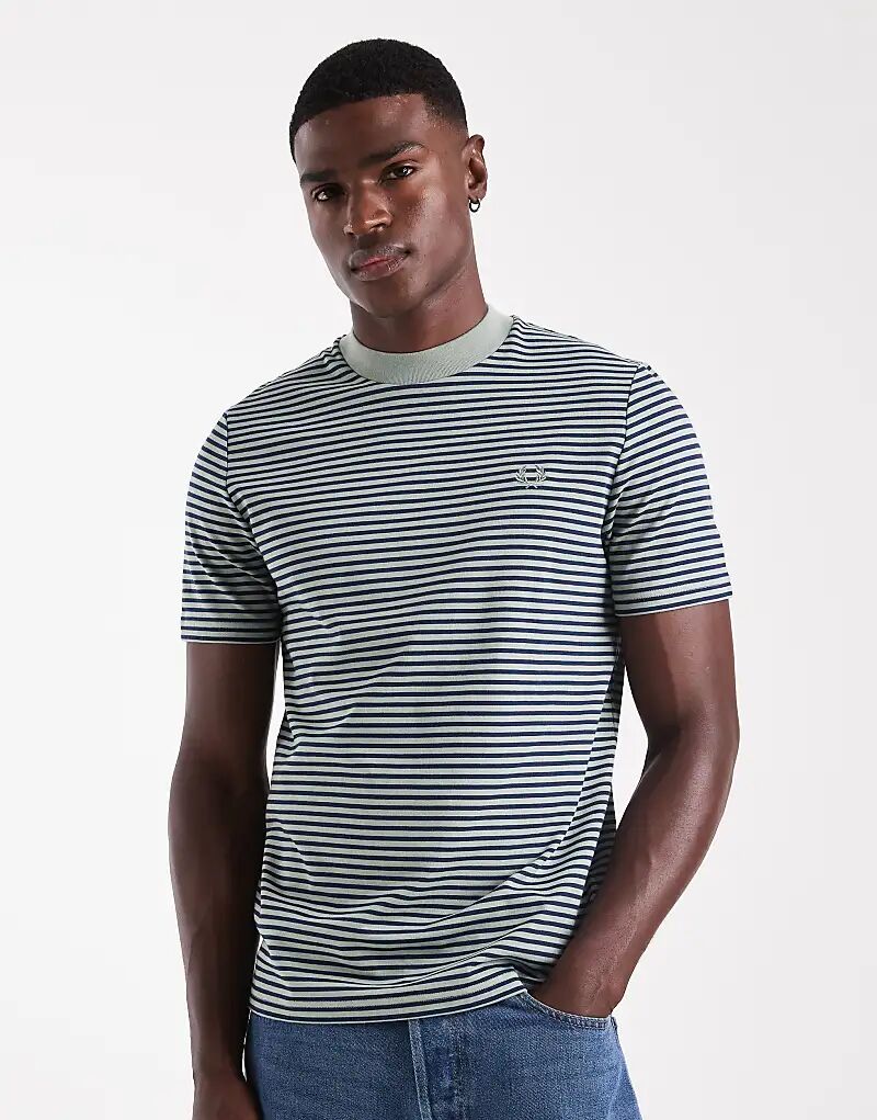 Футболка Fred Perry в полоску, тяжеловес зеленого цвета
Футболка Fred Perry в полоску, тяжеловес зеленого цвета