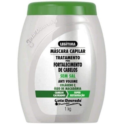 Восстанавливающая маска для вьющихся волос 1 кг Gota Dourada
Восстанавливающая маска для вьющихся волос 1 кг Gota Dourada