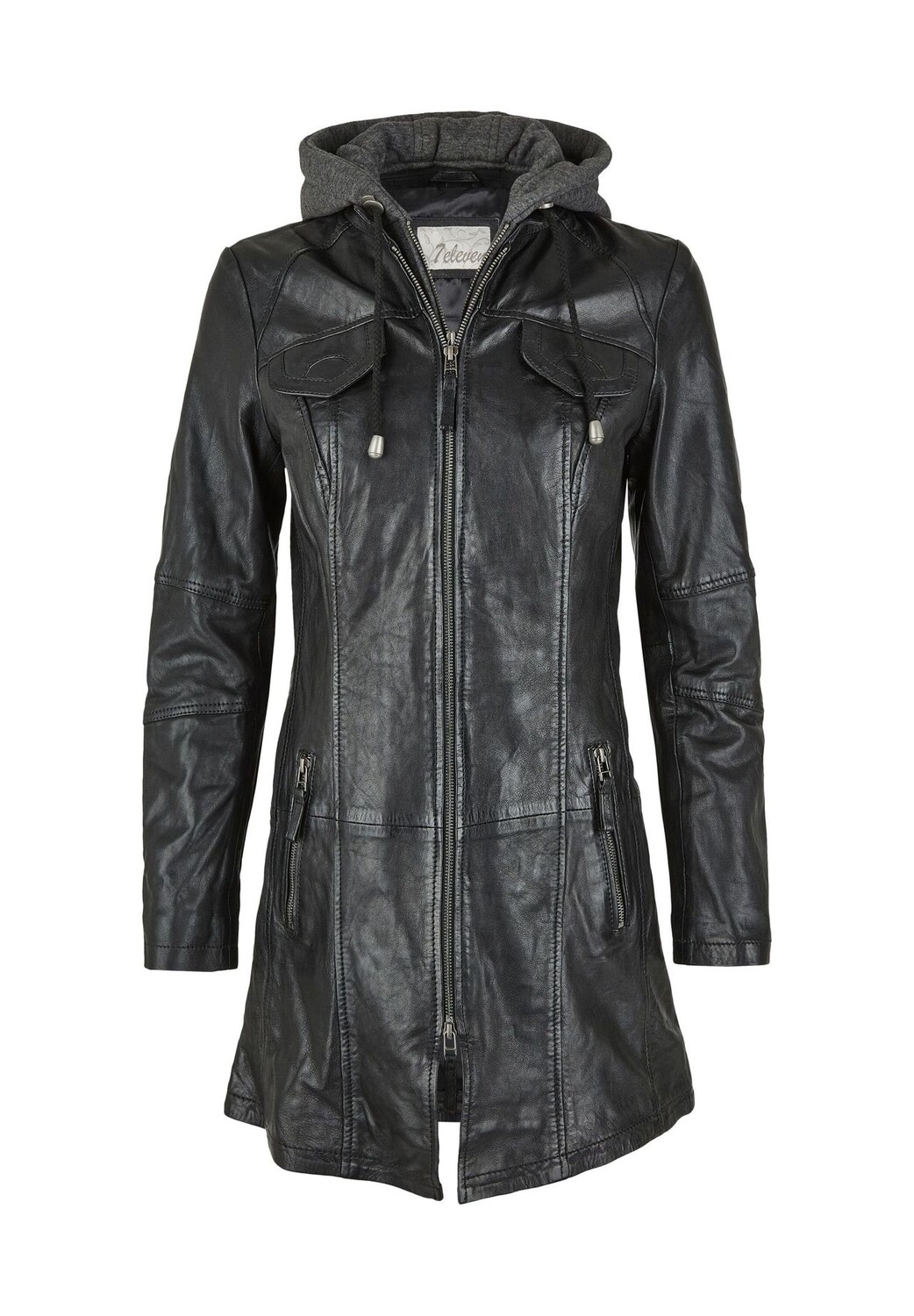 Кожаная куртка Бреско 7eleven, черный
Кожаная куртка Бреско 7eleven, черный