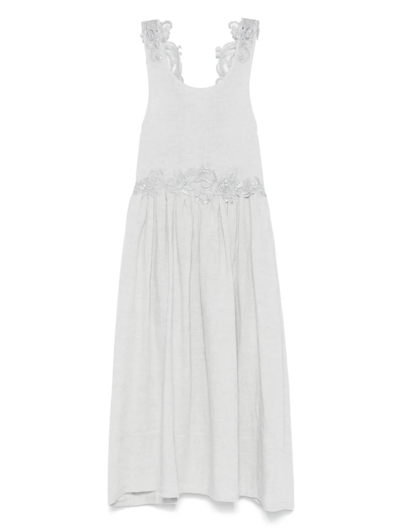 Платье миди с кружевной отделкой MAURIZIO MYKONOS, серый
Платье миди с кружевной отделкой MAURIZIO MYKONOS, серый