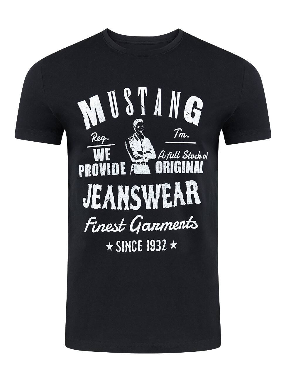 Футболка Mustang Basic Print, черный
Футболка Mustang Basic Print, черный