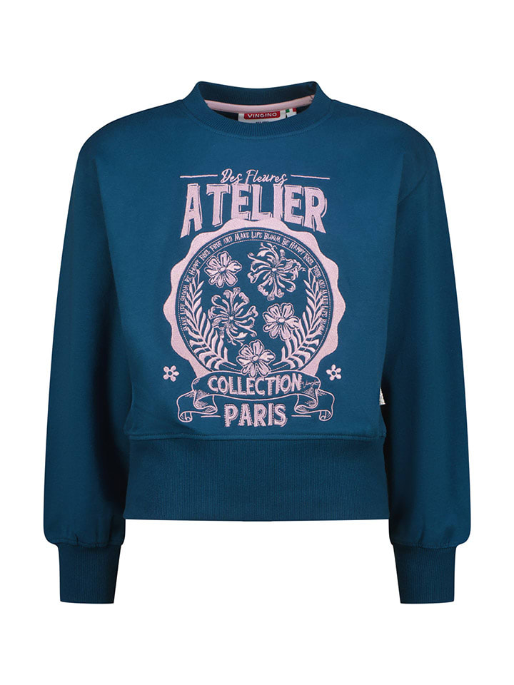 Толстовка синего цвета Vingino
Толстовка синего цвета Vingino