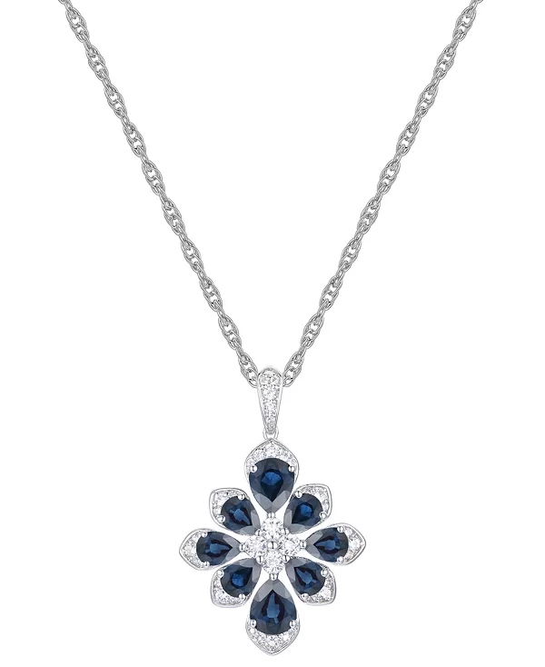 Изысканное 18-дюймовое ожерелье с подвеской из 14-каратного золота (также с рубинами и сапфирами) с изумрудами (1-3/4 карата) и бриллиантами (1/4 карата) Macy'S, sapphire
Изысканное 18-дюймовое ожерелье с подвеской из 14-каратного золота (также с рубинами и сапфирами) с изумрудами (1-3/4 карата) и бриллиантами (1/4 карата) Macy'S, sapphire