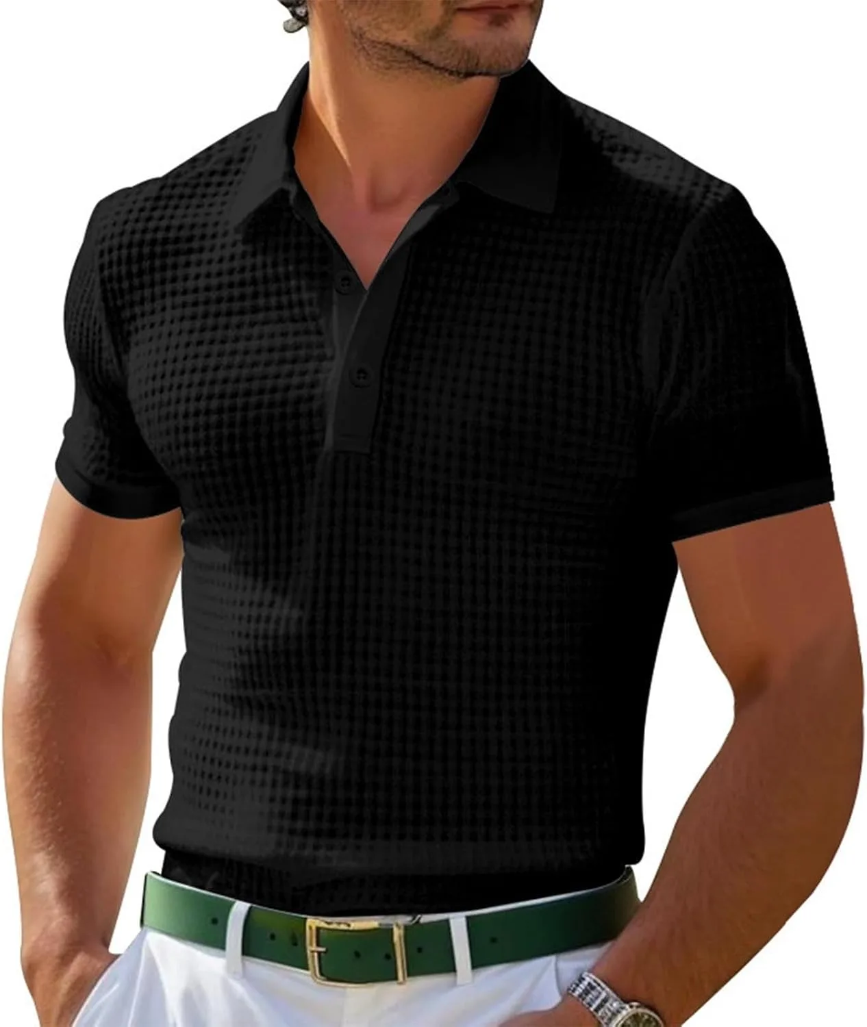 Мужская футболка поло с V-образным вырезом, текстурированная вязка, Slim Fit
Мужская футболка поло с V-образным вырезом, текстурированная вязка, Slim Fit