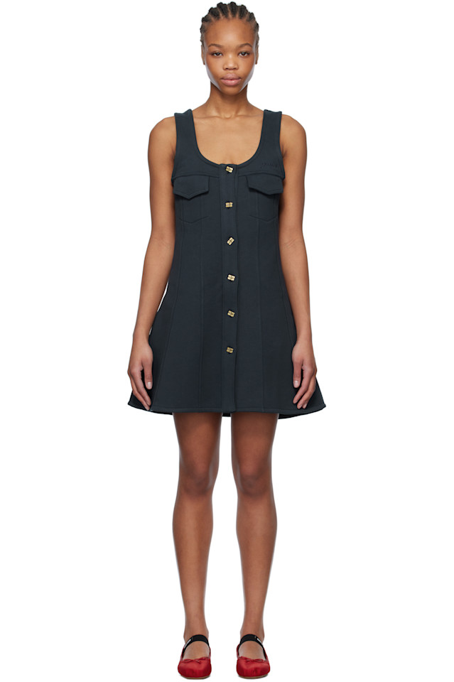 Мини-платье из плотного флиса Ganni, цвет sky captain
Мини-платье из плотного флиса Ganni, цвет sky captain