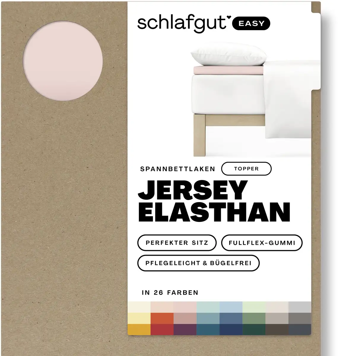 Простыня Schlafgut "EASY Jersey Elastane Topper", СДЕЛАНО В ЗЕЛЕНОМ цвете от OEKO-TEX 90-100х200-220 см, 1 шт., фиолетовый
Простыня Schlafgut "EASY Jersey Elastane Topper", СДЕЛАНО В ЗЕЛЕНОМ цвете от OEKO-TEX 90-100х200-220 см, 1 шт., фиолетовый
