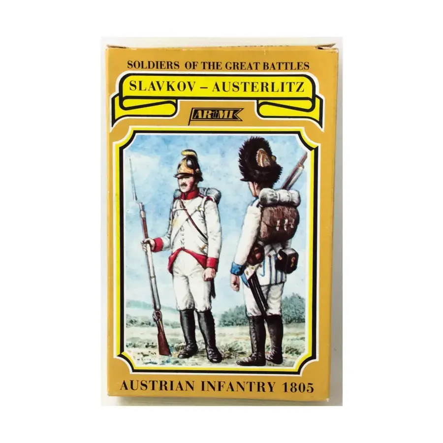 Австрийская пехота 1805 г., Historical Models (54mm) (ArtMi)
Австрийская пехота 1805 г., Historical Models (54mm) (ArtMi)