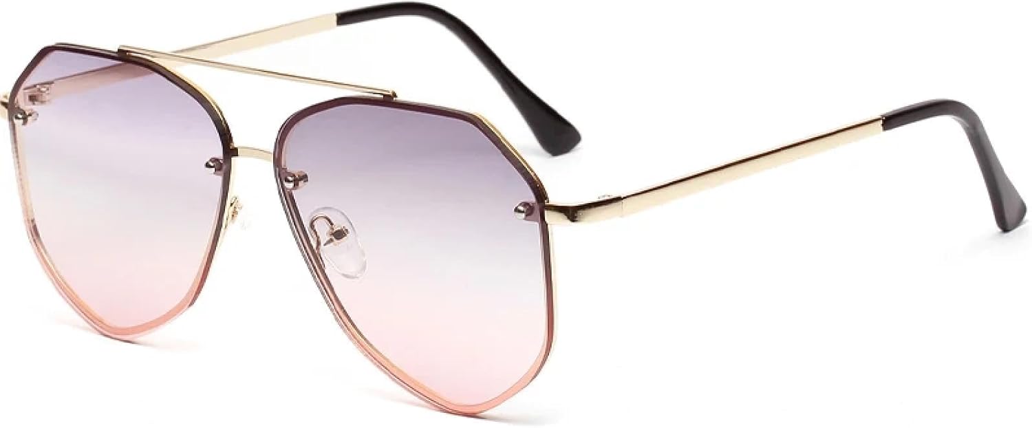 Ретро круглые солнцезащитные очки для мужчин и женщин, роскошные металлические винтажные многоугольные солнцезащитные очки с золотистым покрытием, защита от УФ-излучения UV400 TKKTLLT, Grey Pink
Ретро круглые солнцезащитные очки для мужчин и женщин, роскошные металлические винтажные многоугольные солнцезащитные очки с золотистым покрытием, защита от УФ-излучения UV400 TKKTLLT, Grey Pink