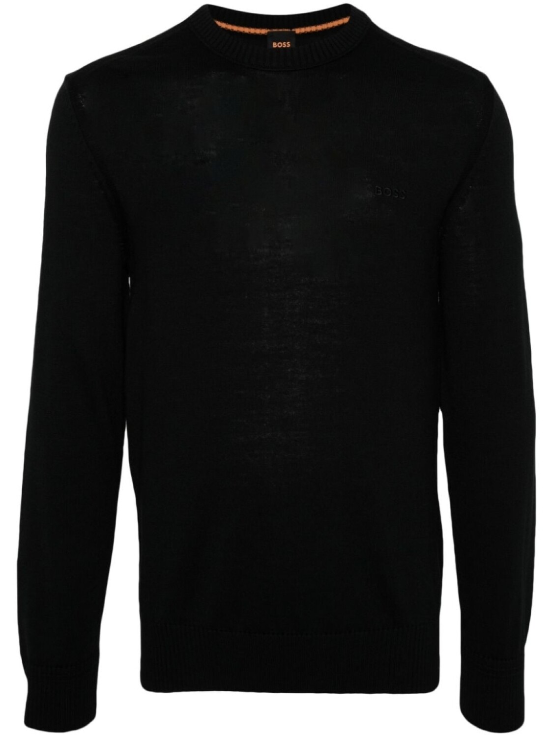 BOSS джемпер из смесовой вирджинской шерсти с вышитым логотипом, черный
BOSS джемпер из смесовой вирджинской шерсти с вышитым логотипом, черный