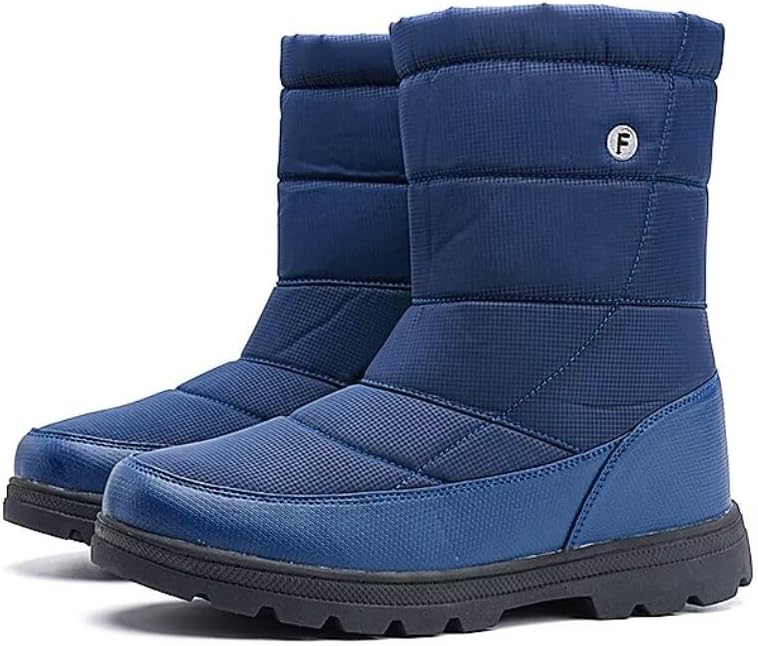 Зимние ботинки Jakcuz Men Snow с утеплителем из меха, на молнии, высокой голенью, водоотталкивающие, теплые зимние ботинки, синий
Зимние ботинки Jakcuz Men Snow с утеплителем из меха, на молнии, высокой голенью, водоотталкивающие, теплые зимние ботинки, синий