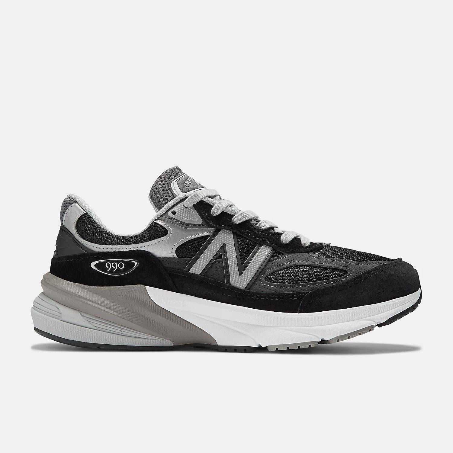 New Balance Мужские беговые кроссовки 990V6 производства США, черно-белые
New Balance Мужские беговые кроссовки 990V6 производства США, черно-белые