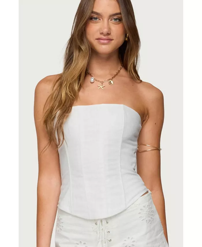 Женский корсет Hadar из льна Edikted, белый
Женский корсет Hadar из льна Edikted, белый