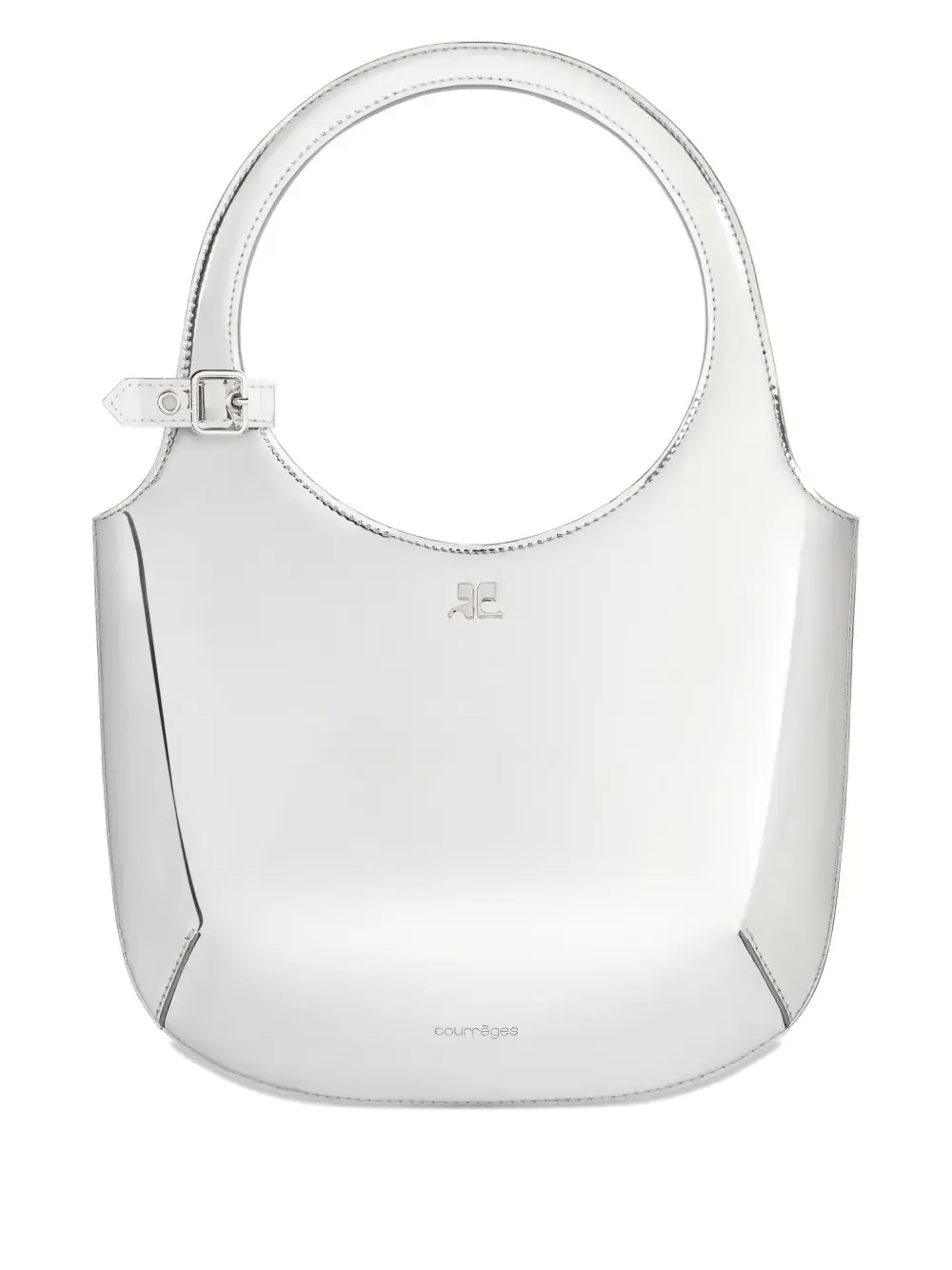 Сумка на плечо с эффектом металлик Courrèges, серый
Сумка на плечо с эффектом металлик Courrèges, серый