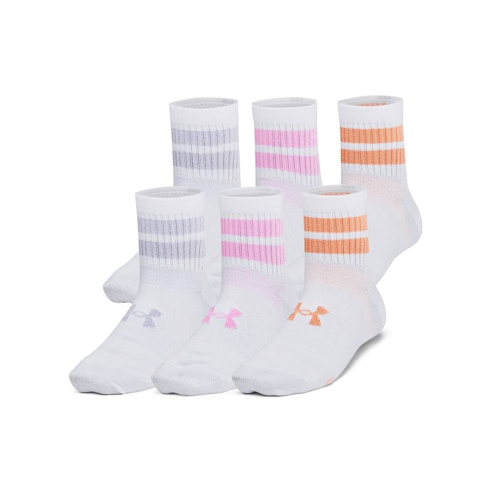 Детские хлопковые носки для тренинга Under Armour UA, 6 шт., цвет White Pink
Детские хлопковые носки для тренинга Under Armour UA, 6 шт., цвет White Pink
