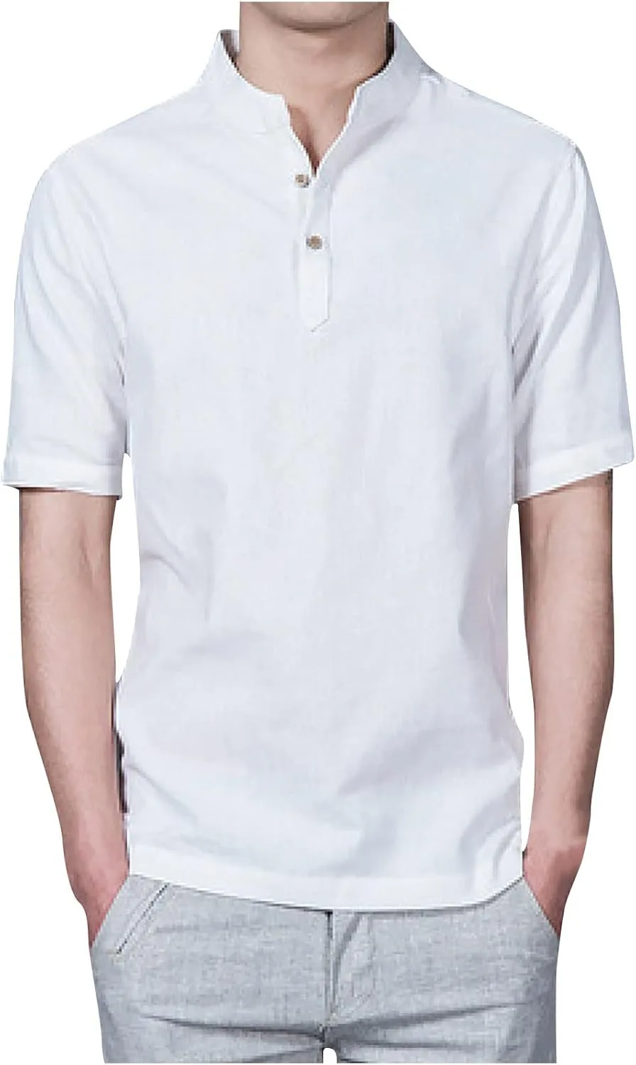 Muscularfit мужская рабочая рубашка Casual стильная хлопок лен короткий рукав
Muscularfit мужская рабочая рубашка Casual стильная хлопок лен короткий рукав