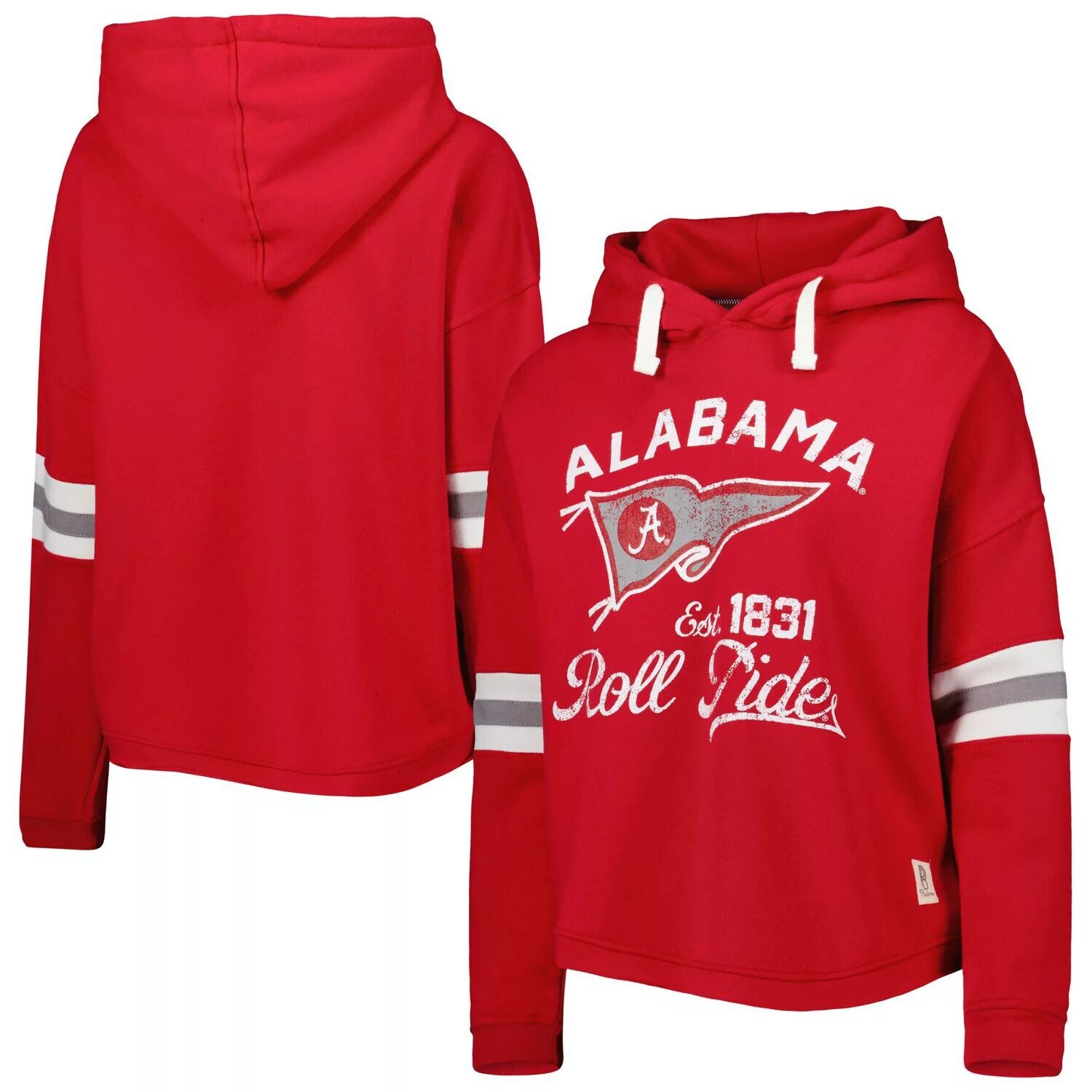 Женский пуловер с капюшоном Pressbox Crimson Alabama Crimson Tide Super Pennant
Женский пуловер с капюшоном Pressbox Crimson Alabama Crimson Tide Super Pennant