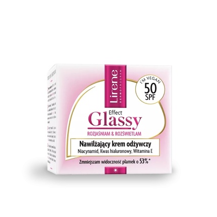 Увлажняющий питательный крем Effect Glassy Spf 50, 50 мл Lirene
Увлажняющий питательный крем Effect Glassy Spf 50, 50 мл Lirene