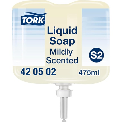 Жидкое мини-мыло со слабым ароматом S2 Fresh Scent 475 мл Tork
Жидкое мини-мыло со слабым ароматом S2 Fresh Scent 475 мл Tork