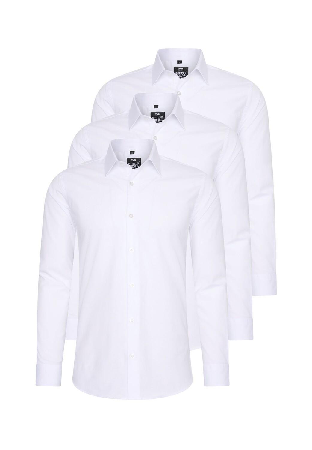 Рубашка (3 шт) с длинными рукавами, приталенного кроя RUSTY NEAL, белый
Рубашка (3 шт) с длинными рукавами, приталенного кроя RUSTY NEAL, белый