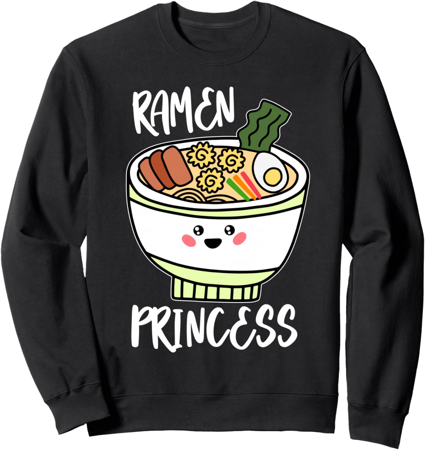 Милая азиатская толстовка с надписью Рамен Принцесса в стиле каваи. Подарок для девочек, любящих лапшу Ramenfunnyasianfoodgifts, черный
Милая азиатская толстовка с надписью Рамен Принцесса в стиле каваи. Подарок для девочек, любящих лапшу Ramenfunnyasianfoodgifts, черный