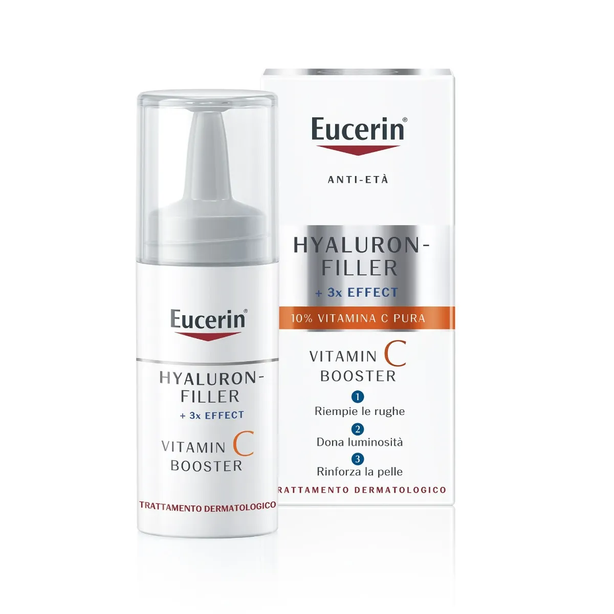 Eucerin Hyaluron-Filler Антивозрастной бустер с витамином С 3x8 мл для всех типов кожи
Eucerin Hyaluron-Filler Антивозрастной бустер с витамином С 3x8 мл для всех типов кожи