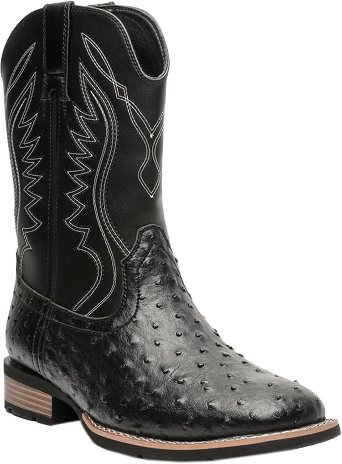 Мужские спортивные ковбойские ботинки JUNQIAKO с широкой круглой ноской, классические модные вышитые противоскользящие деревенские обувь, черный
Мужские спортивные ковбойские ботинки JUNQIAKO с широкой круглой ноской, классические модные вышитые противоскользящие деревенские обувь, черный