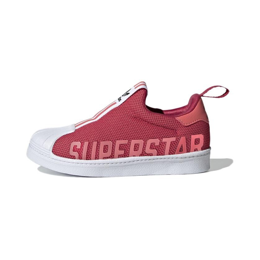 SUPERSTAR 360 Детские кроссовки для скейтбординга PS Low-top Арбузно-красные Adidas Originals 
SUPERSTAR 360 Детские кроссовки для скейтбординга PS Low-top Арбузно-красные Adidas Originals