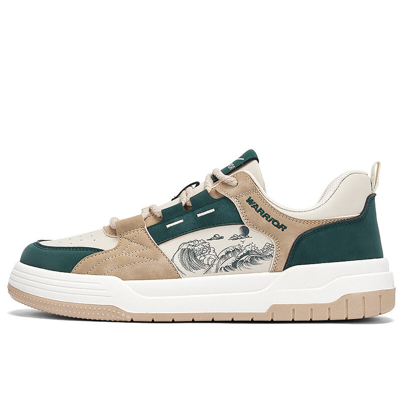 Кеды мужские, обувь для скейтбординга низкая хаки Warrior
Кеды мужские, обувь для скейтбординга низкая хаки Warrior