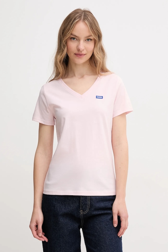 Хлопковая футболка Hugo Blue, розовый
Хлопковая футболка Hugo Blue, розовый