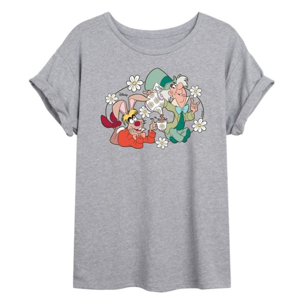 Футболка оверсайз для подростков "Безумный шляпник и заяц" из "Алисы в стране чудес" Disney, серый
Футболка оверсайз для подростков "Безумный шляпник и заяц" из "Алисы в стране чудес" Disney, серый