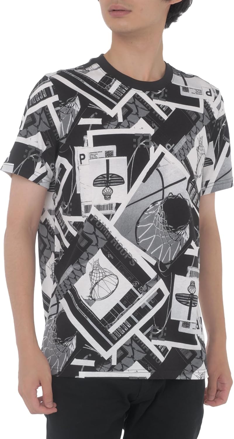 Мужская повседневная футболка Puma 682314 Winning Shot Aop, черный
Мужская повседневная футболка Puma 682314 Winning Shot Aop, черный