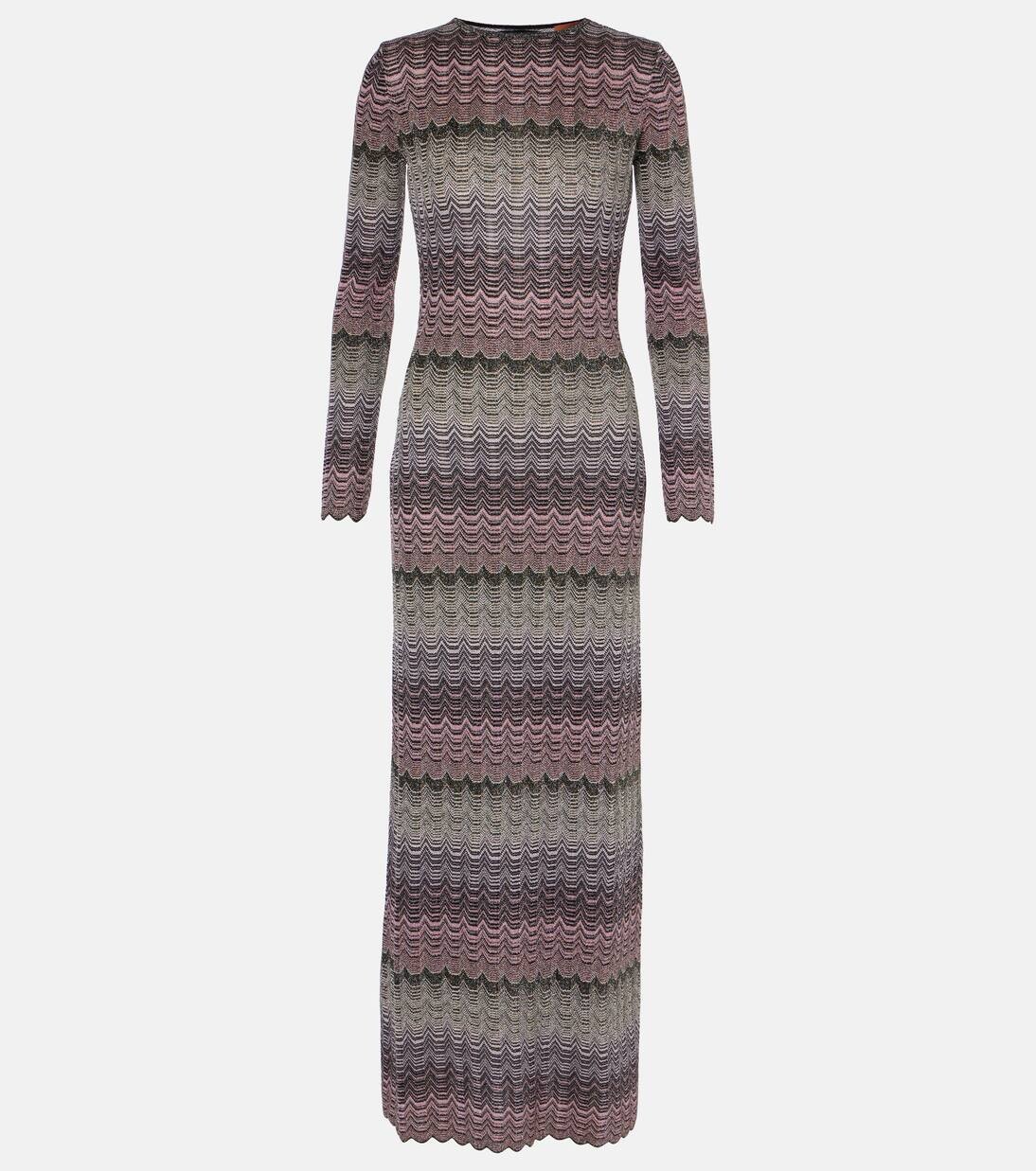 Платье макси из ламе с открытой спиной Missoni, цвет multicolor black, silver, rose
Платье макси из ламе с открытой спиной Missoni, цвет multicolor black, silver, rose