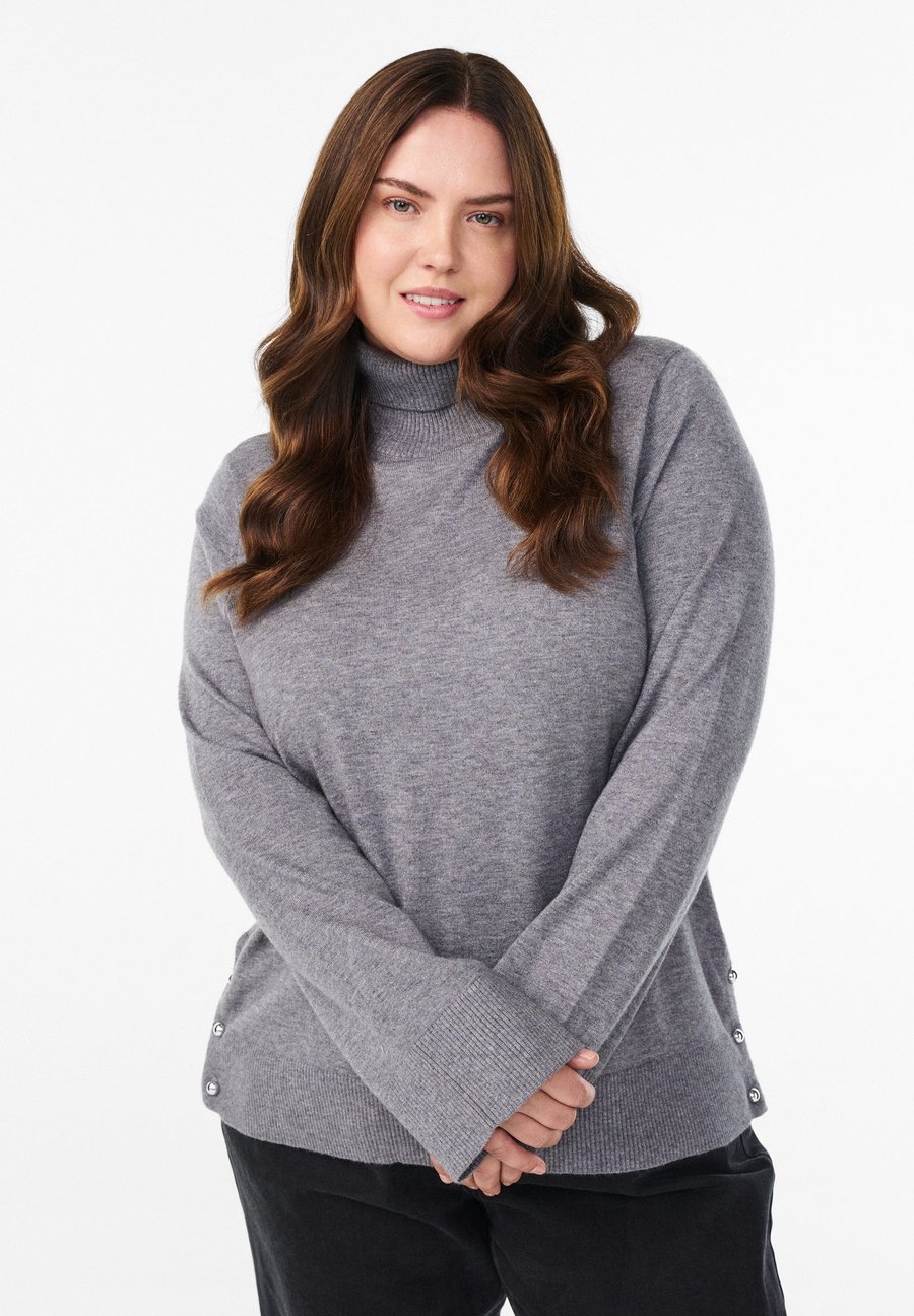 Джемпер Zizzi Jumper, Medium Grey Melange/Grey
Джемпер Zizzi Jumper, Medium Grey Melange/Grey